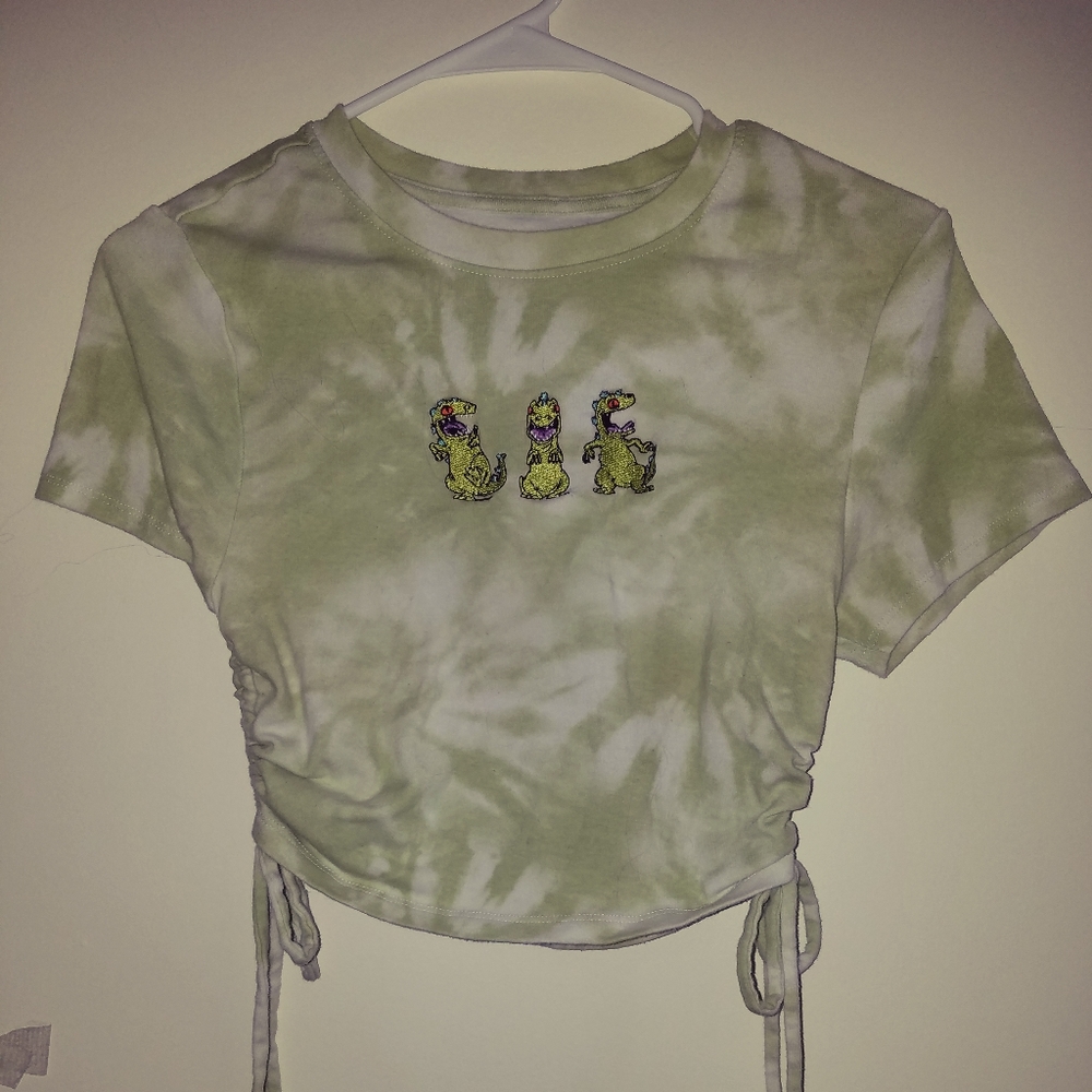 Dinosaur cropped tee